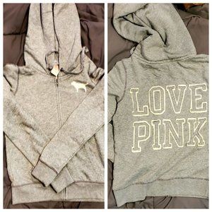 BNWT Vintage PINK! Victoria's Secret Hoodie L